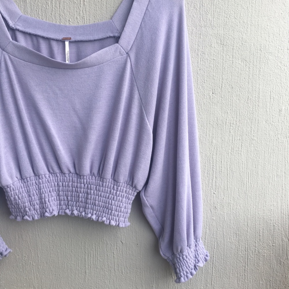 NEW Free People off-the-shoulder “Golden Tee”